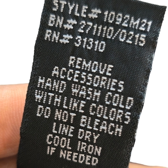 BCX Blouse Women Sz M Black Sleveless Sheer Attached Accessories Summer - Picture 3 of 9